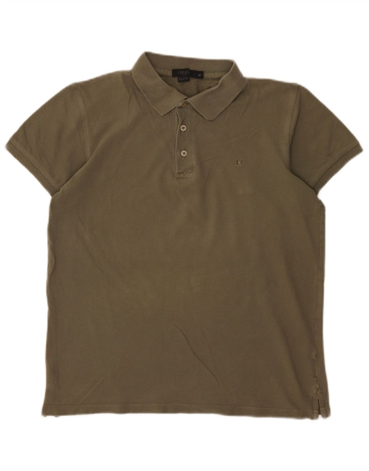Liu Jo Mens Polo Shirt Medium Green Cotton