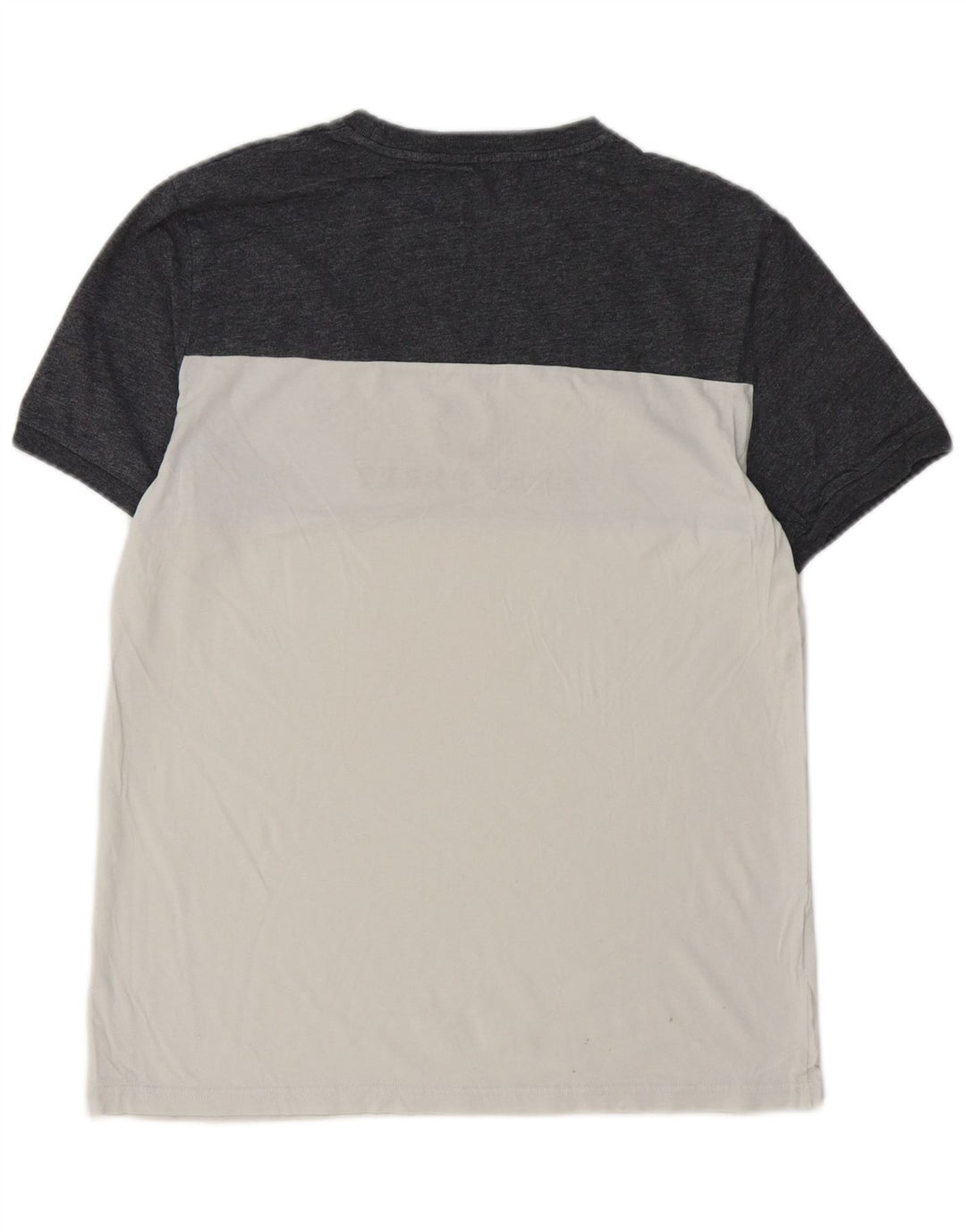 FRED PERRY Mens Graphic T-Shirt Top Medium White Colourblock