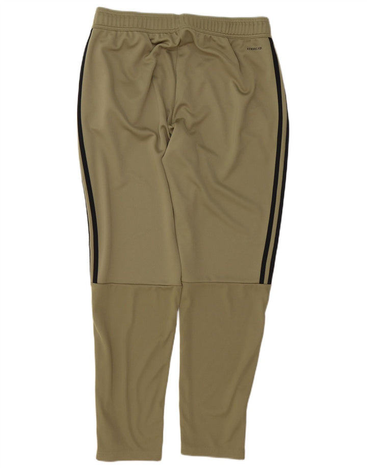 ADIDAS Mens Aeroready Tracksuit Trousers Large  Khaki Polyester