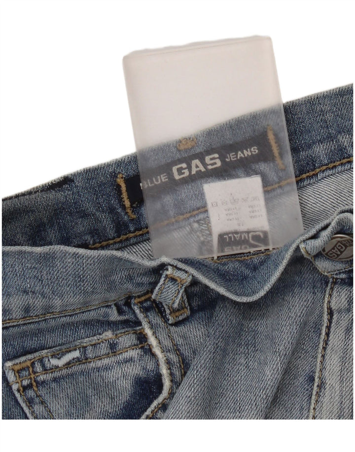 Gas Womens Denim Skirt Small W28  Blue Cotton