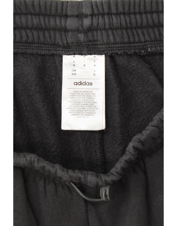 ADIDAS Mens Cargo Tracksuit Trousers Joggers Medium  Black Cotton