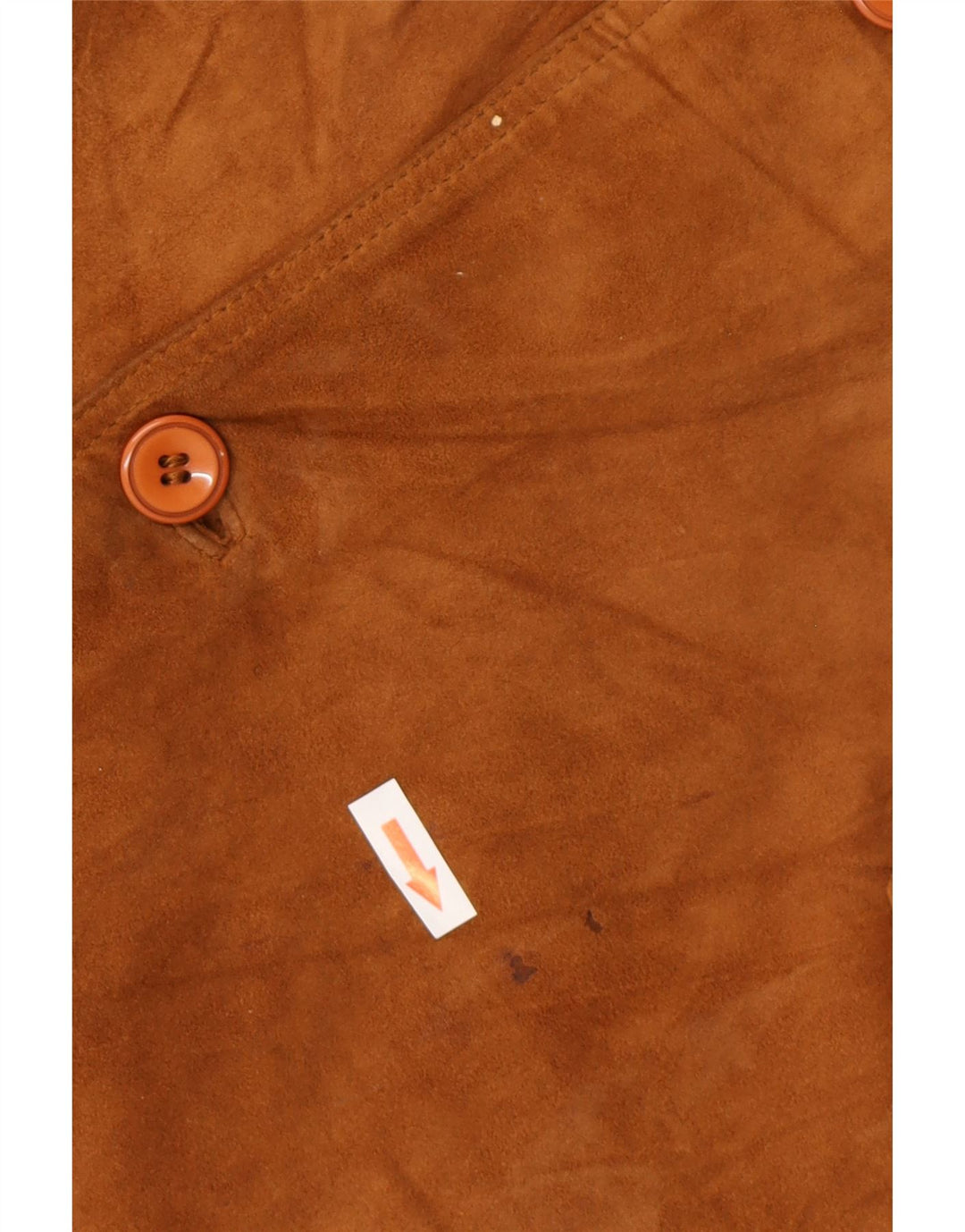 Vintage Mens Suede Bomber Jacket IT 56 3XL Brown Suede