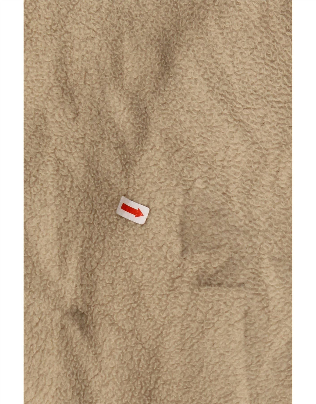 FILA Mens Fleece Jacket UK 36 Small Beige Colourblock Polyester