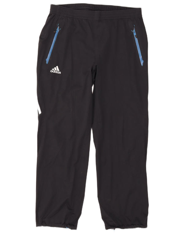 Adidas Mens Tracksuit Trousers Joggers Large  Black Polyester