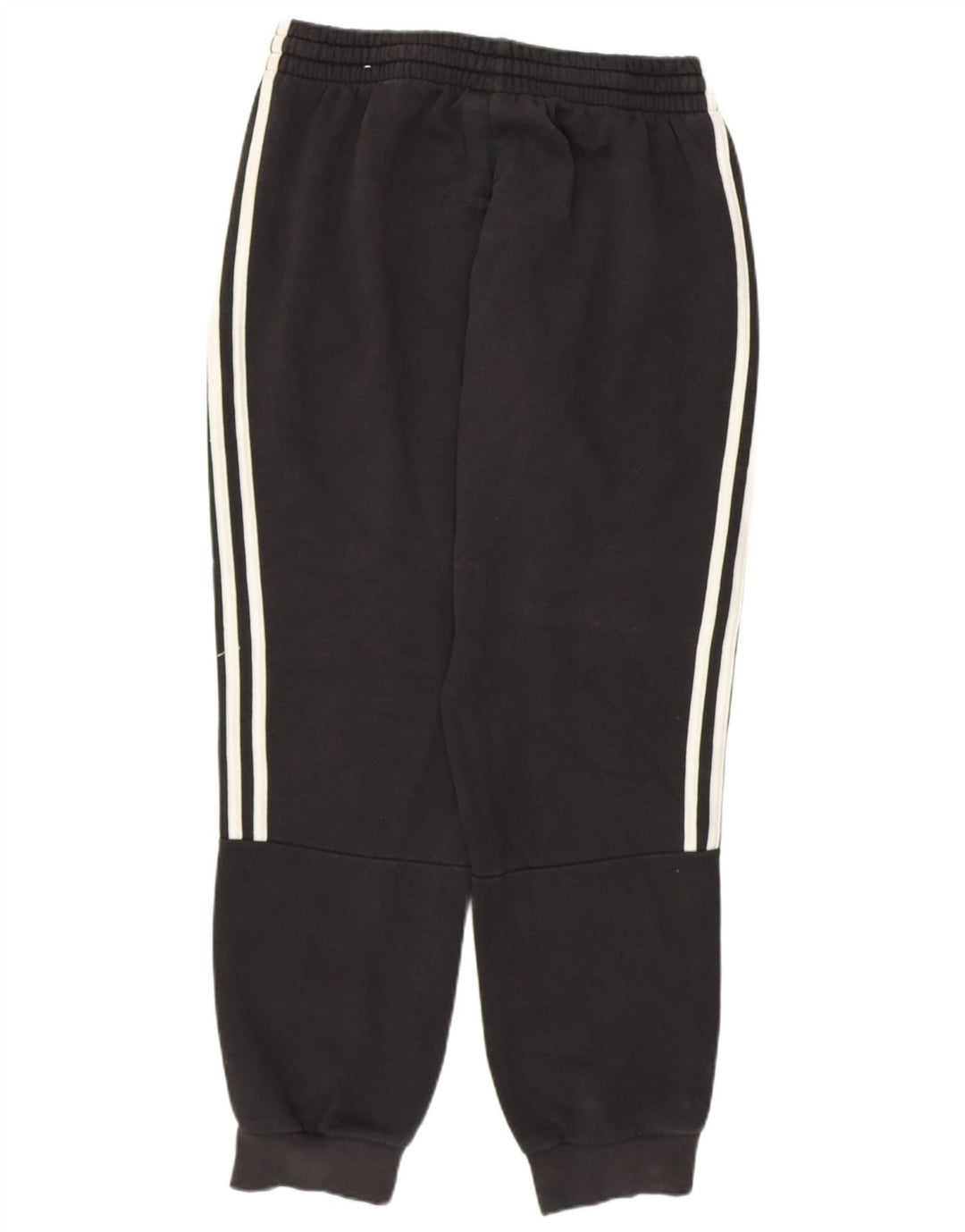 ADIDAS Womens Tracksuit Trousers Joggers UK 12 Medium  Black Cotton