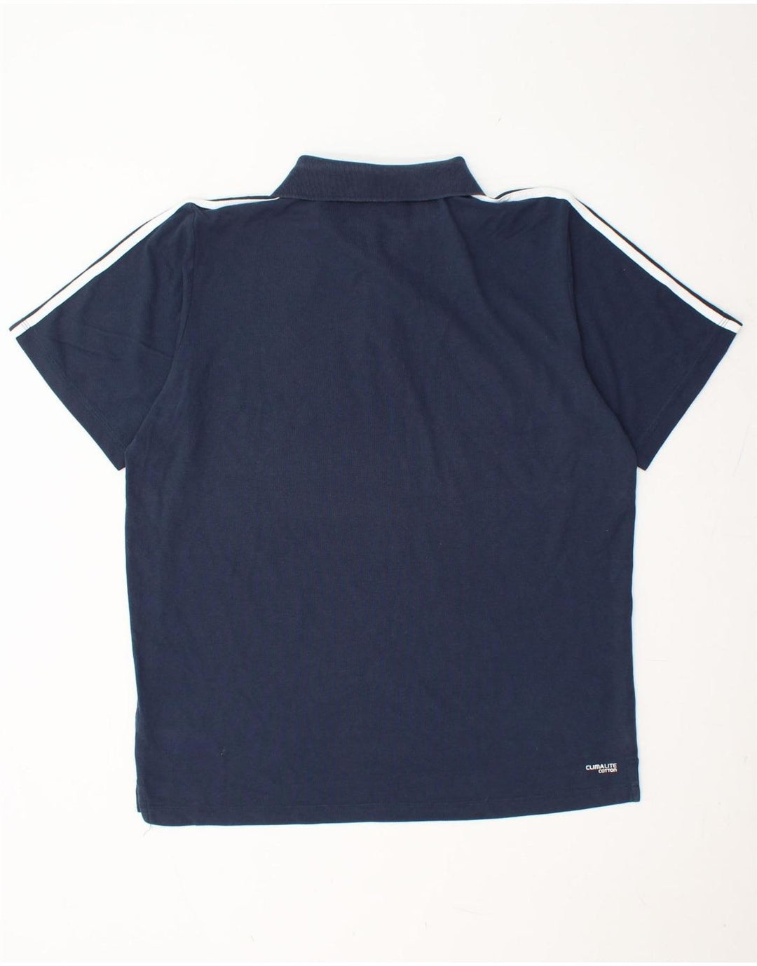 ADIDAS Mens Climalite Polo Shirt XL Navy Blue Cotton
