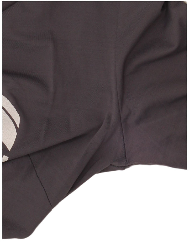 Guess Womens Graphic 3/4 Sleeve T-Shirt Dress UK 12 Medium Grey Polyamide