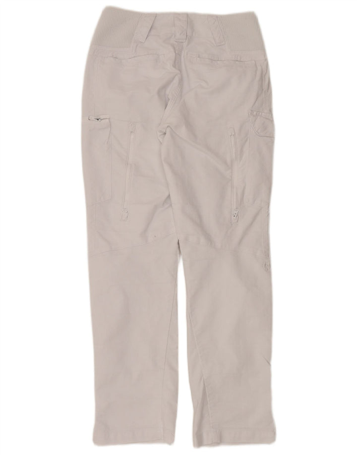 Engelbert Strauss Womens Straight Cargo Trousers UK 8 Small W30 L30 White