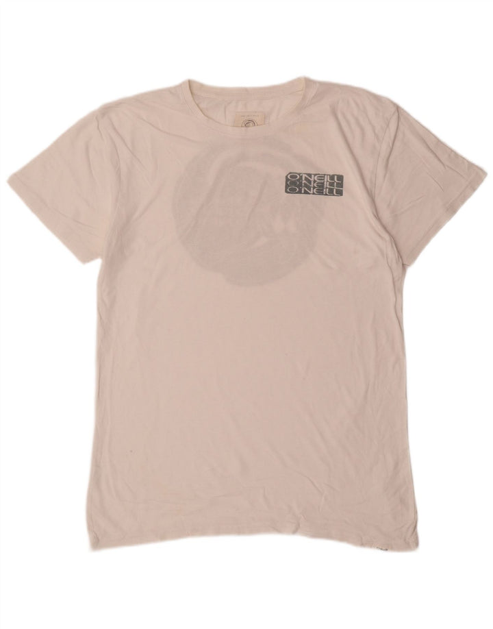 O'Neill Mens Graphic T-Shirt Top Medium White Cotton