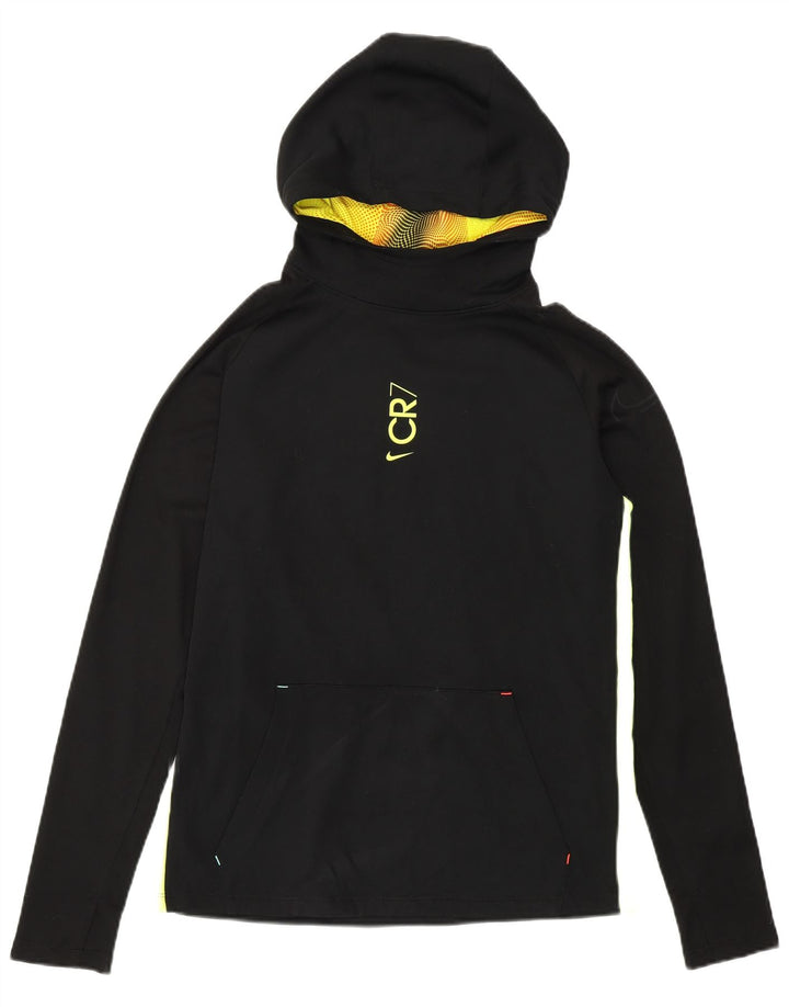 Nike Boys Cristiano Ronaldo Hoodie Jumper 12-13 Years Large Black Sports