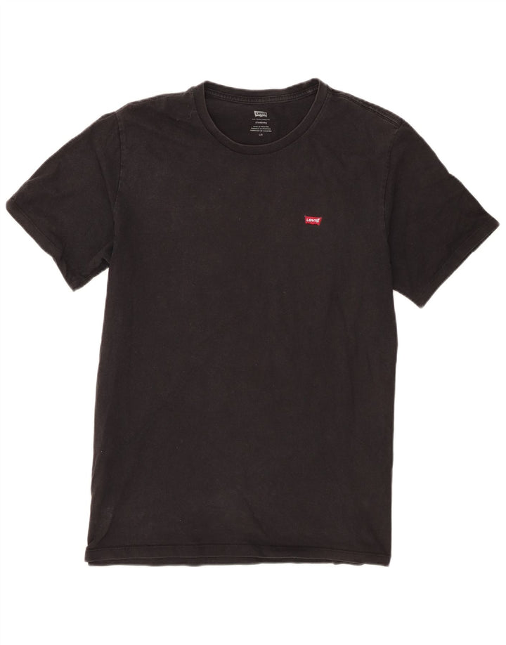 Levi's Mens Standard T-Shirt Top Large Black Cotton