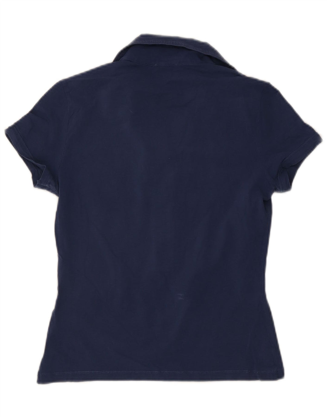 CERRUTI 1881 Womens Polo Shirt UK 12 Medium Navy Blue