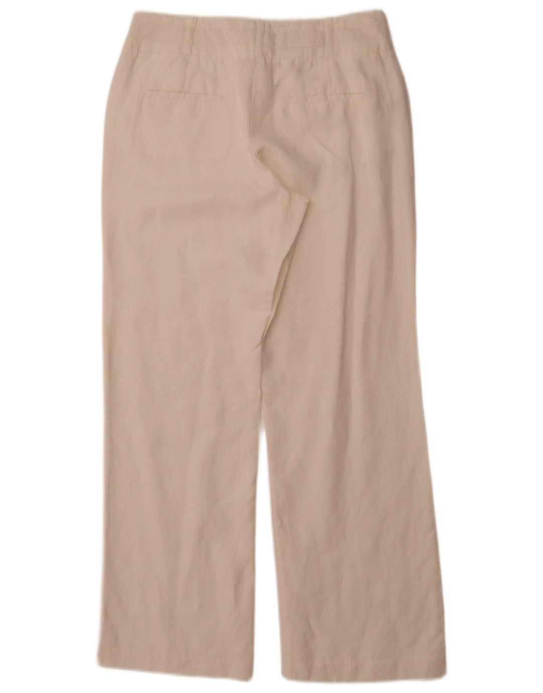 MONSOON Mens Straight Casual Trousers UK 10 Small W30 L29  White Linen