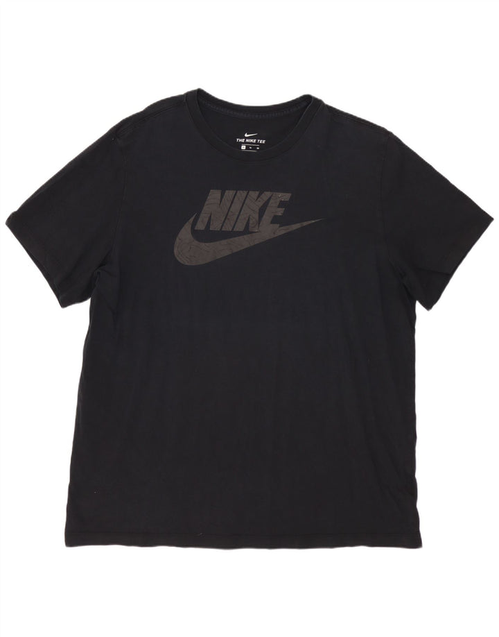 NIKE Mens Graphic T-Shirt Top XL Black