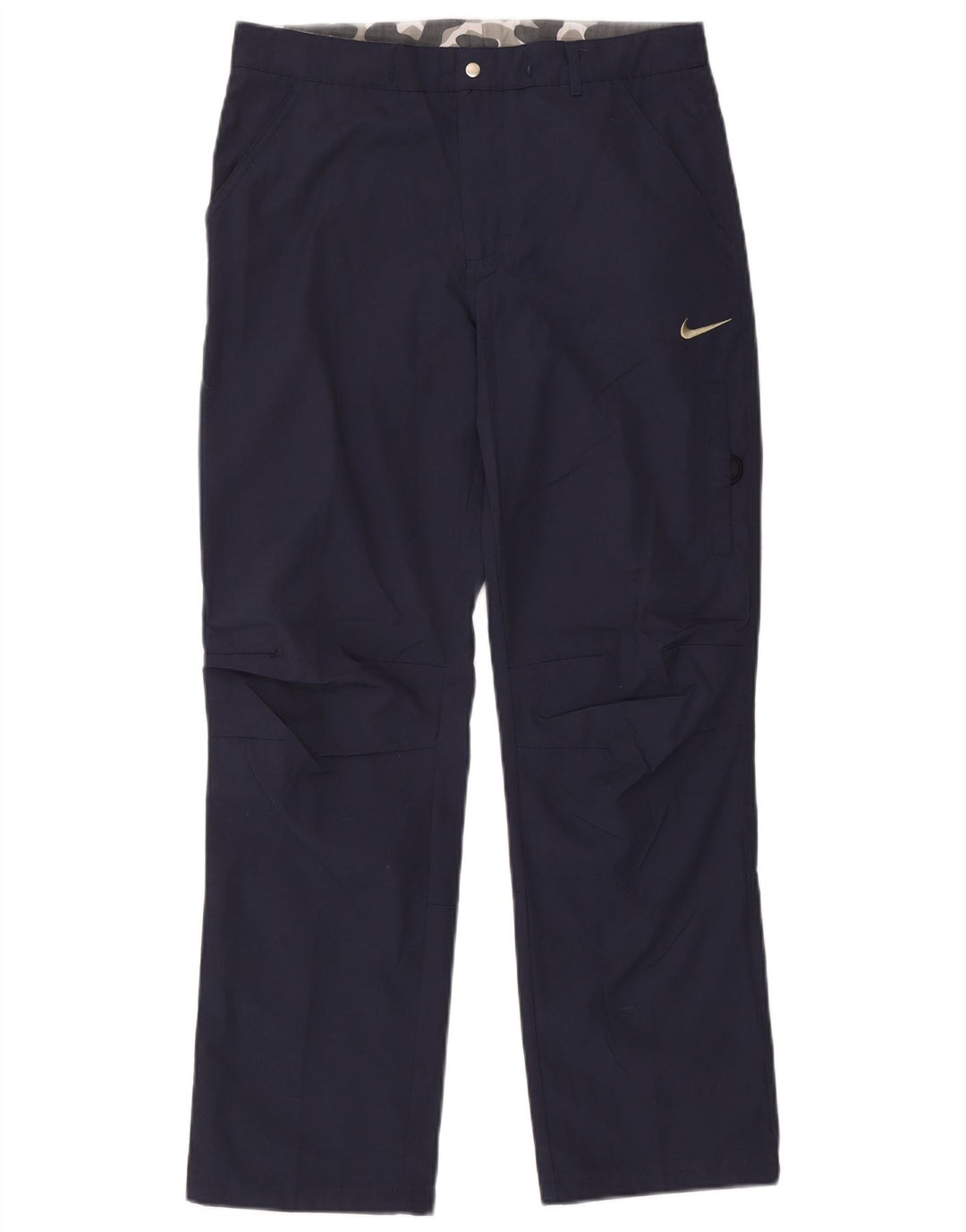 Nike Mens Straight Chino Trousers Medium W30 L29 Navy Blue Polyester