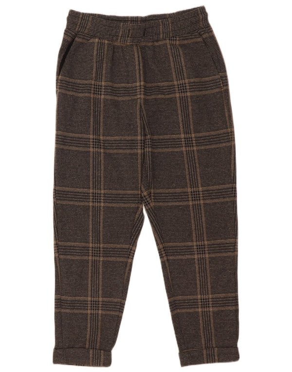 Marks & Spencer Womens Cropped Trousers UK 10 Small W28 L25 Black