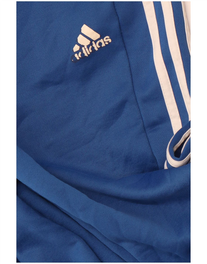 ADIDAS Mens Climalite Tracksuit Trousers XL Blue Polyester