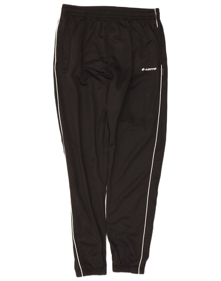 Lotto Mens Tracksuit Trousers Joggers Large  Black Polyester