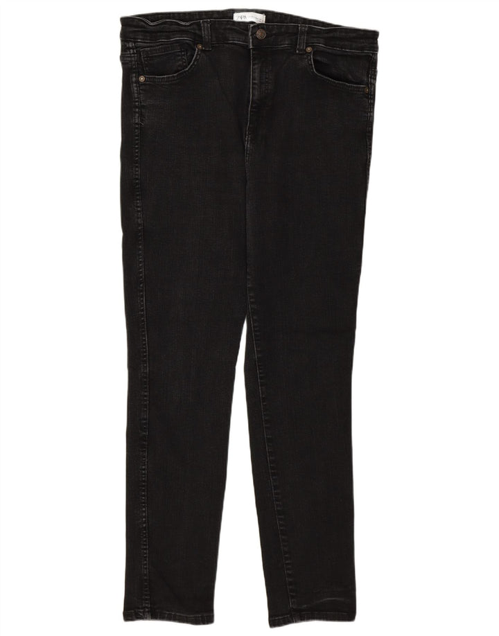 Zara Womens Slim Jeans EU 46 2XL W36 L28 Black