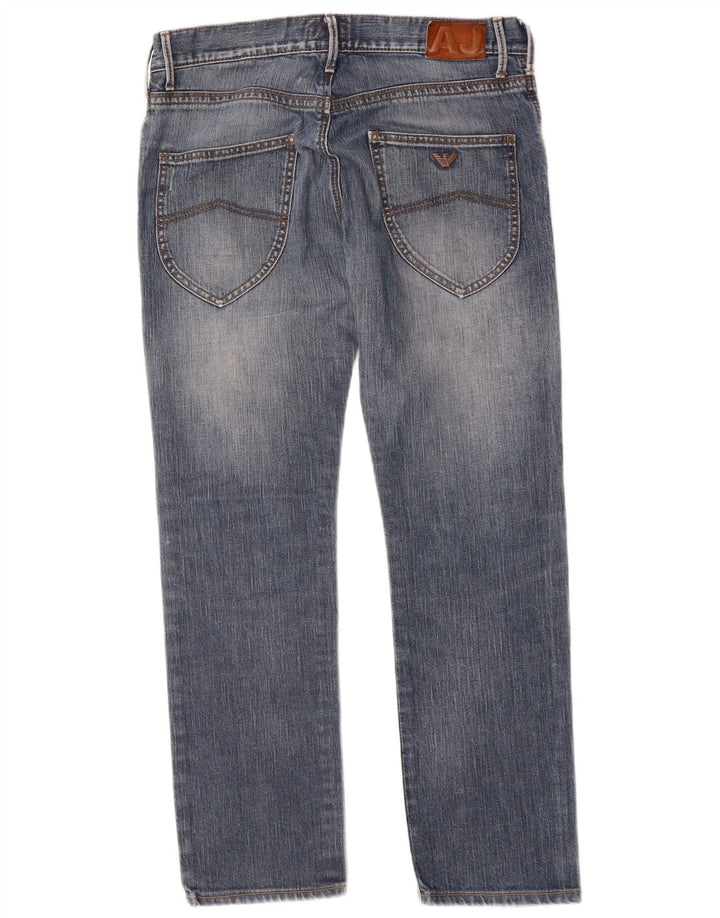 Armani Mens Straight Jeans W32 L30 Blue