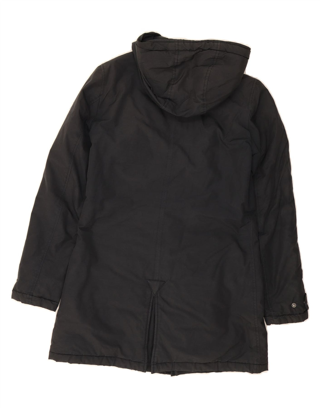 WOOLRICH Womens Hooded Parka Jacket UK 14 Medium Black Vintage Woolrich and Second-Hand Woolrich from Messina Hembry 