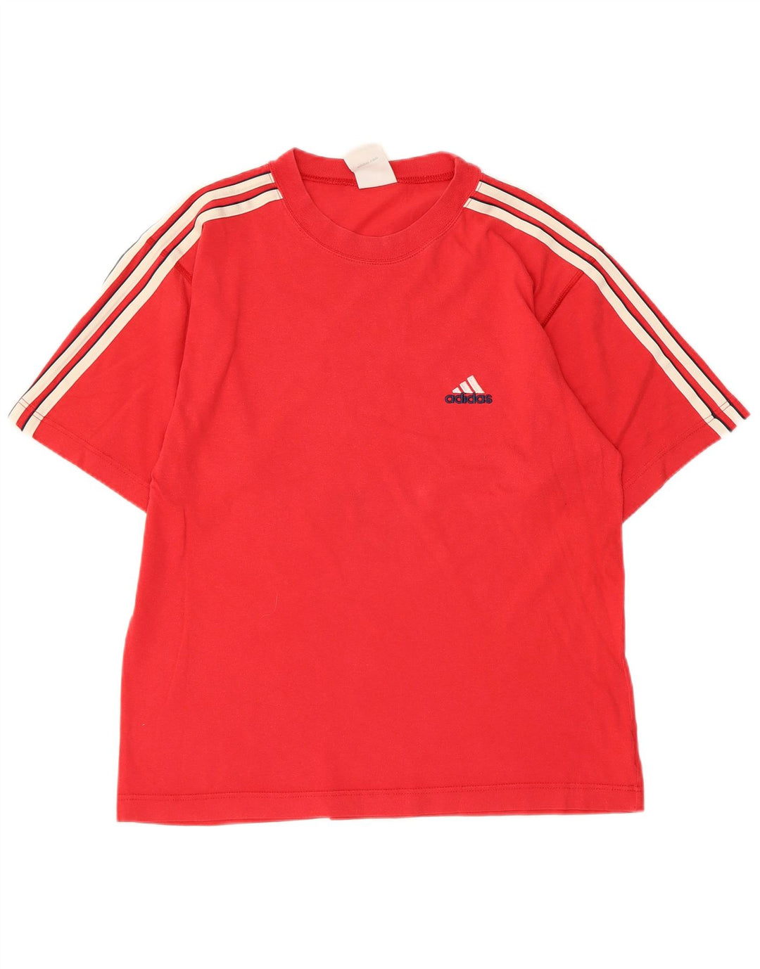 ADIDAS Mens T-Shirt Top UK 34/36 Small Red Cotton