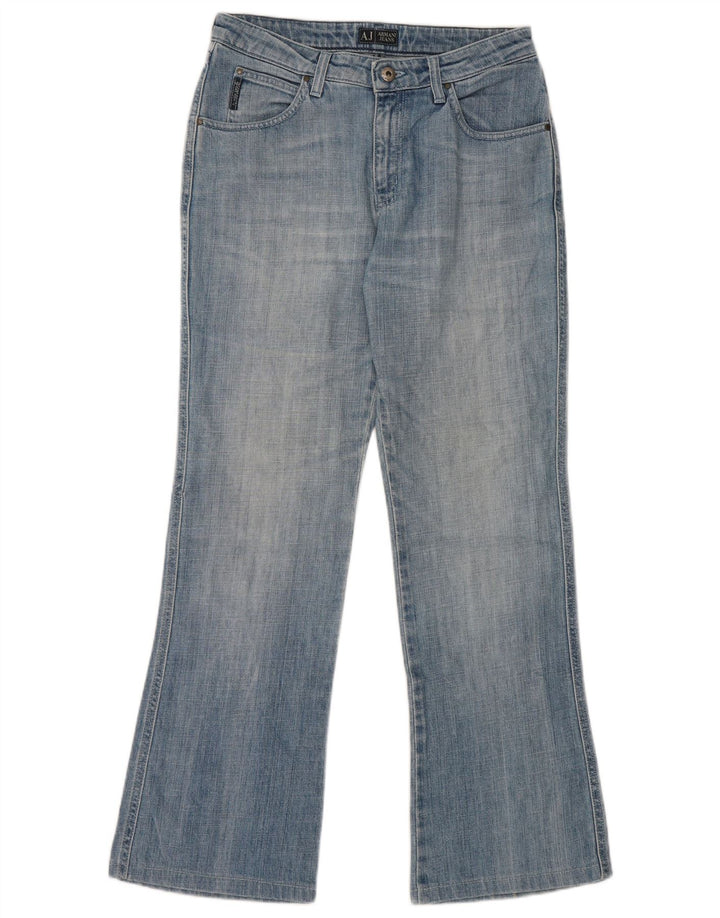 Armani Womens Bootcut Jeans W30 L29 Blue Cotton