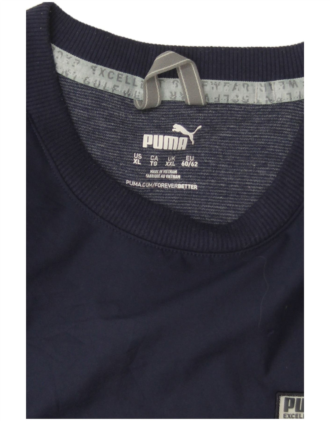 PUMA Mens Sweatshirt Jumper 2XL Navy Blue
