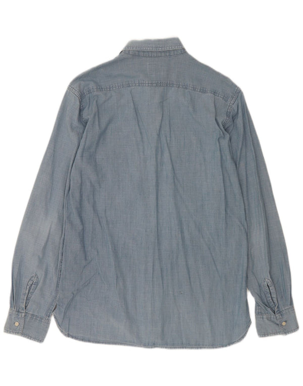 LEVI'S Mens Denim Shirt Large Blue Cotton