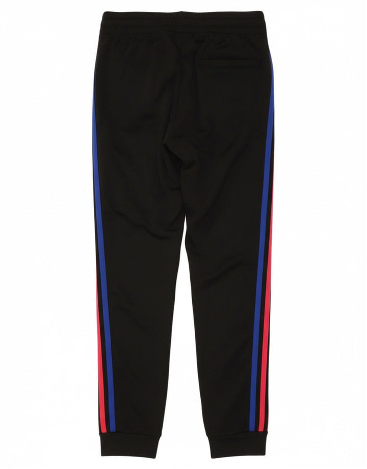 Adidas Boys Graphic Tracksuit Trousers Joggers 14-15 Years  Black Polyester