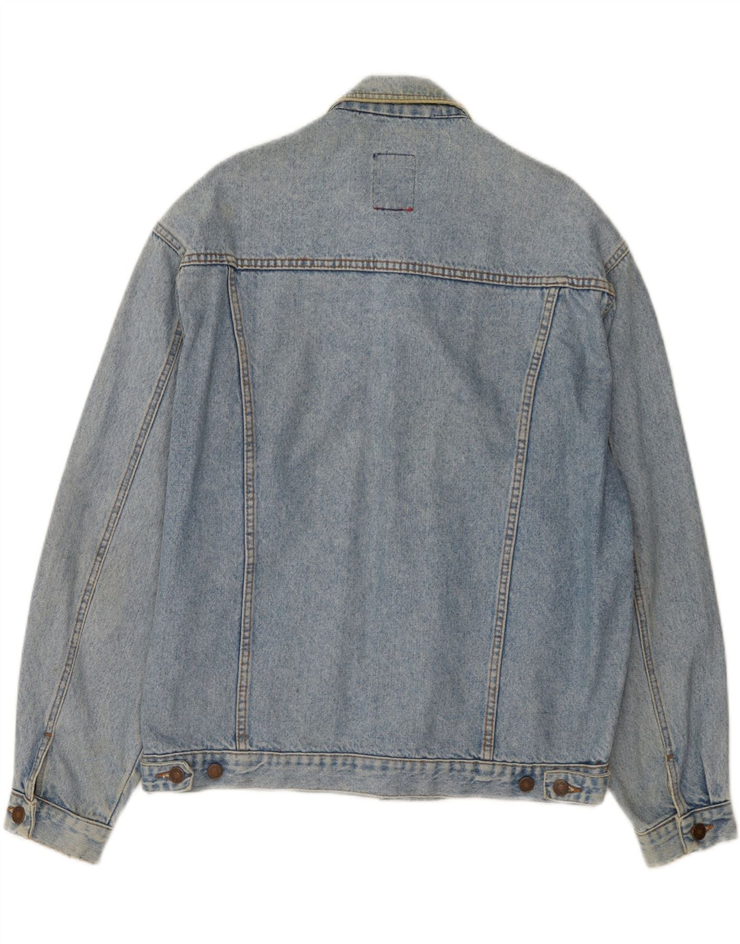 Casucci Mens Denim Jacket UK 40 Large Blue Cotton