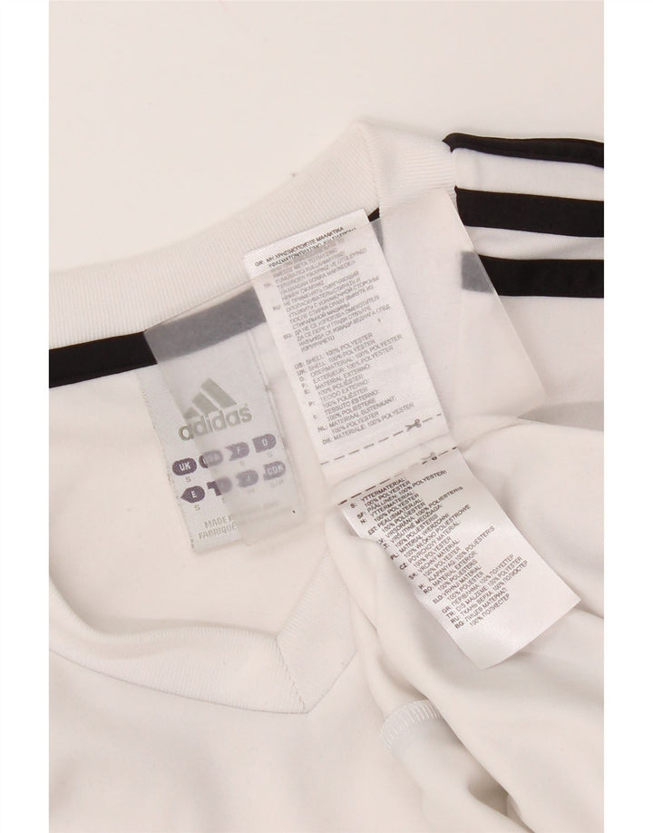 Adidas Mens Climalite T-Shirt Top Small White Polyester