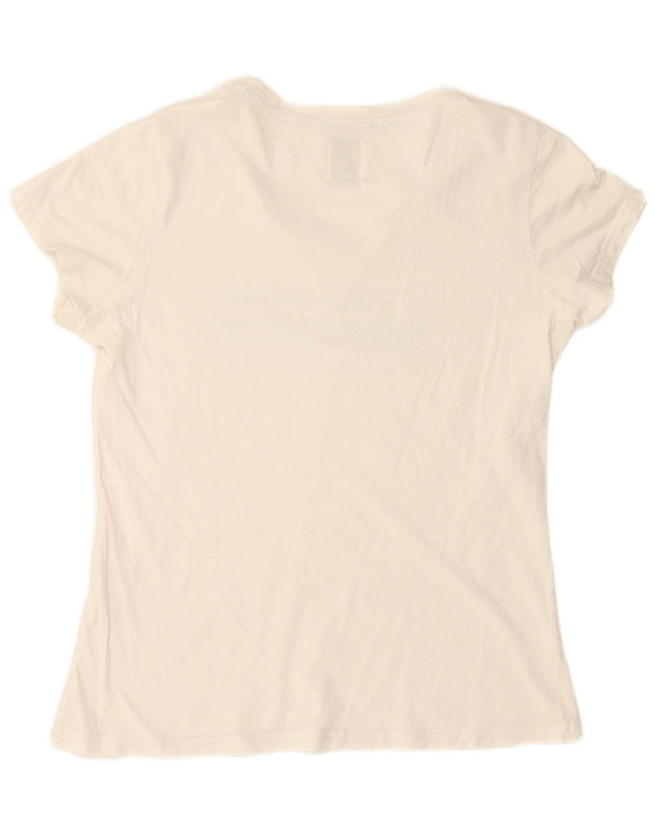 CHAMPION Womens Heritage Fit Graphic T-Shirt Top UK 18 XL White