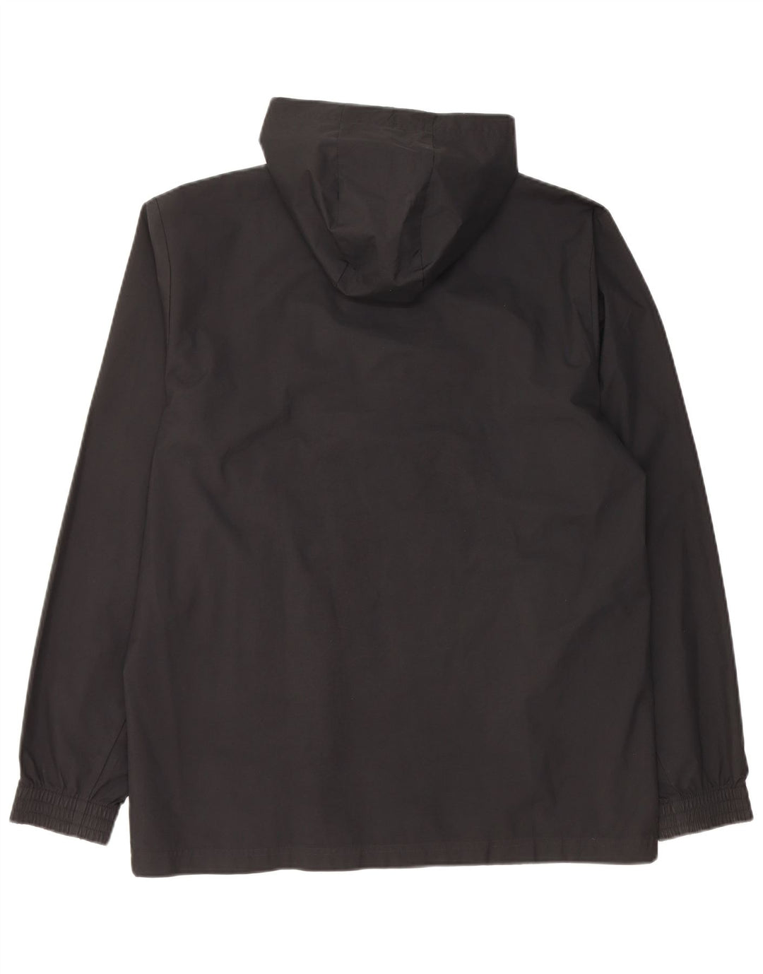 ADIDAS Mens Hooded Rain Jacket UK 38 Medium Black Polyester