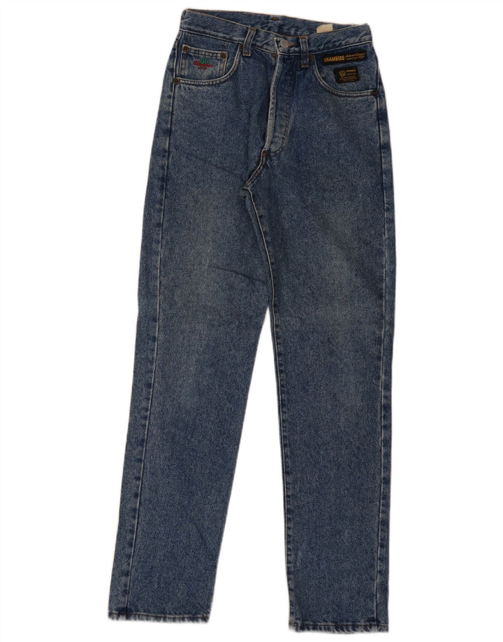 Chambers Mens Straight Jeans W28 L30 Blue Cotton