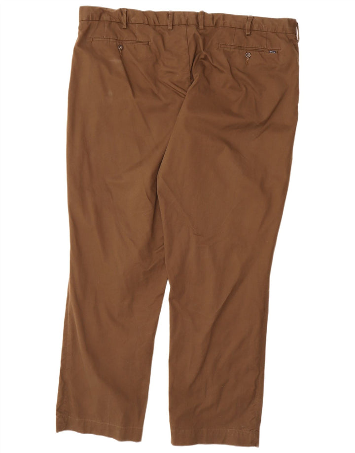 POLO RALPH LAUREN Mens Classic Fit Straight Chino Trousers W46 L32 Brown