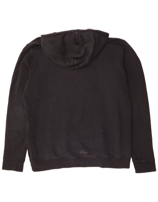 Marcelo Burlon Mens Mickey Mouse Graphic Hoodie Jumper XL Black Cotton