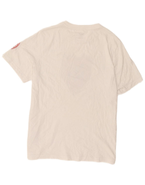 Puma Mens AC Milan Graphic T-Shirt Top Large White Cotton