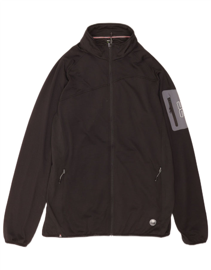 Maul Mens Tracksuit Top Jacket IT 54 XL Black Colourblock Polyester