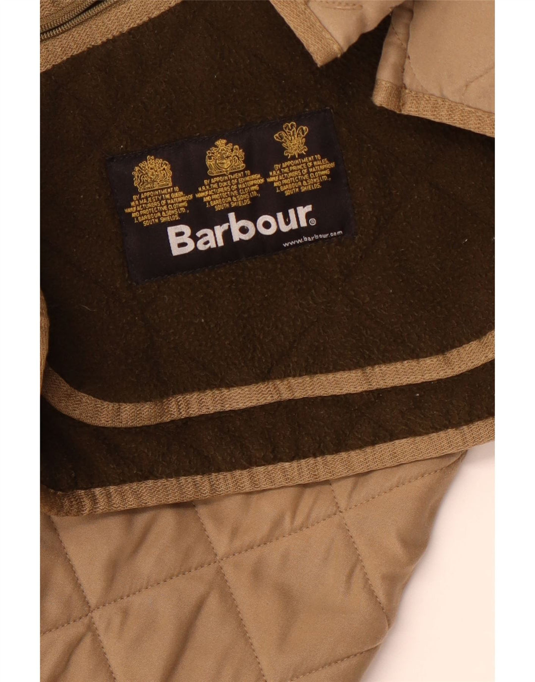 Barbour Mens Quilted Jacket UK 40 Large Brown