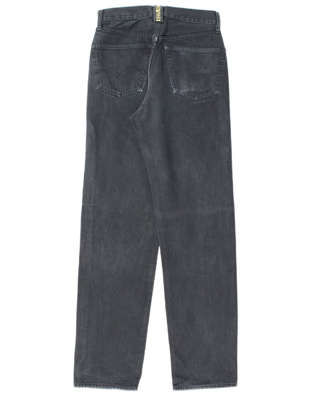 Replay Mens Straight Jeans  W28 L32 Grey Cotton