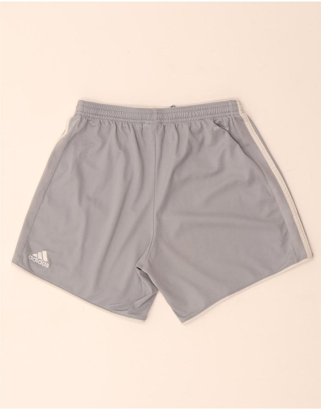 Adidas Womens Climacool Sport Shorts UK 8/10 Small Grey Polyester