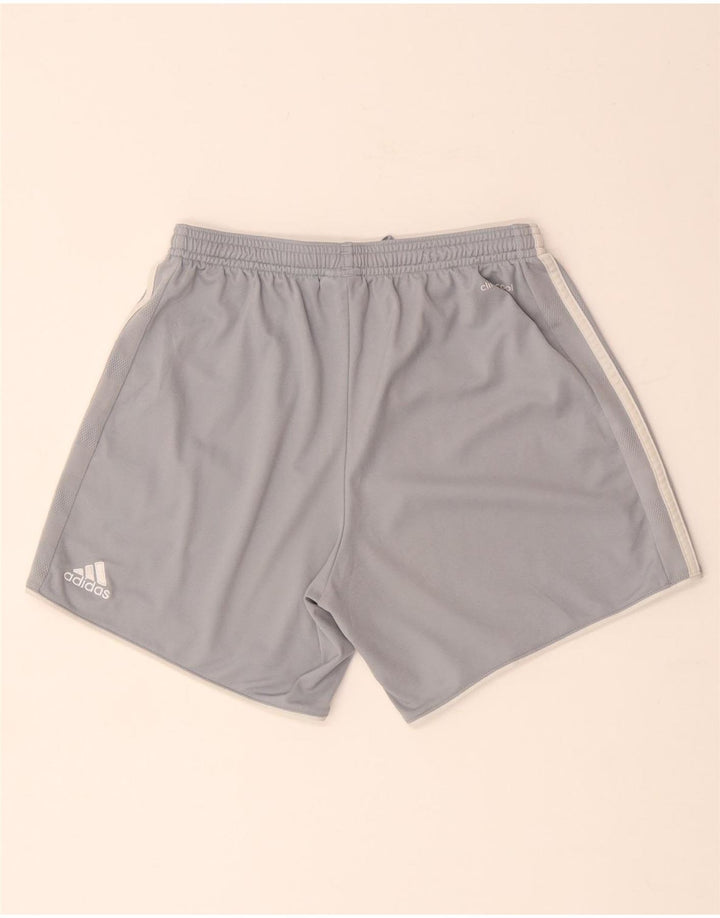 Adidas Womens Climacool Sport Shorts UK 8/10 Small Grey Polyester
