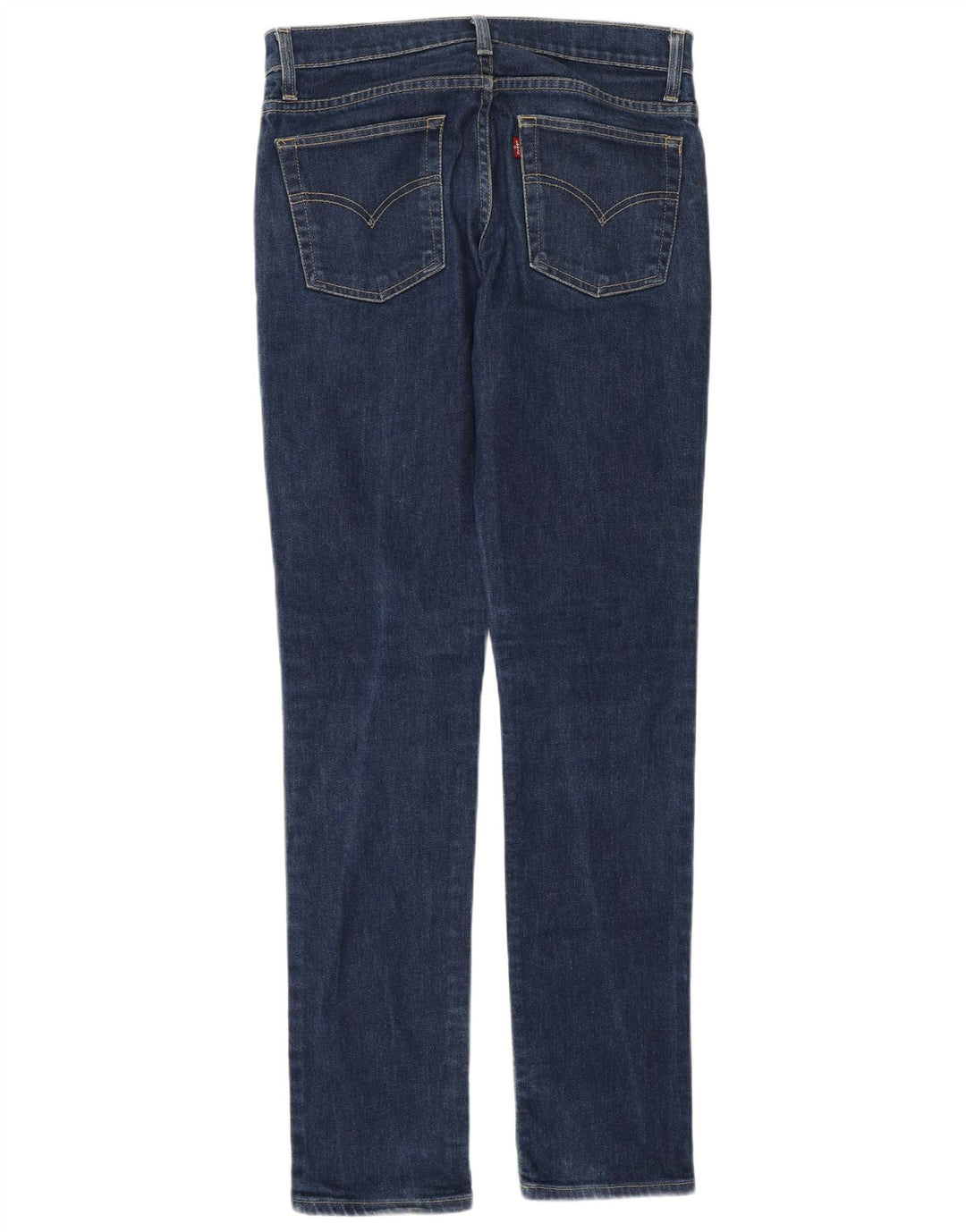 Levi's Womens Slim Jeans W28 L34 Navy Blue Cotton