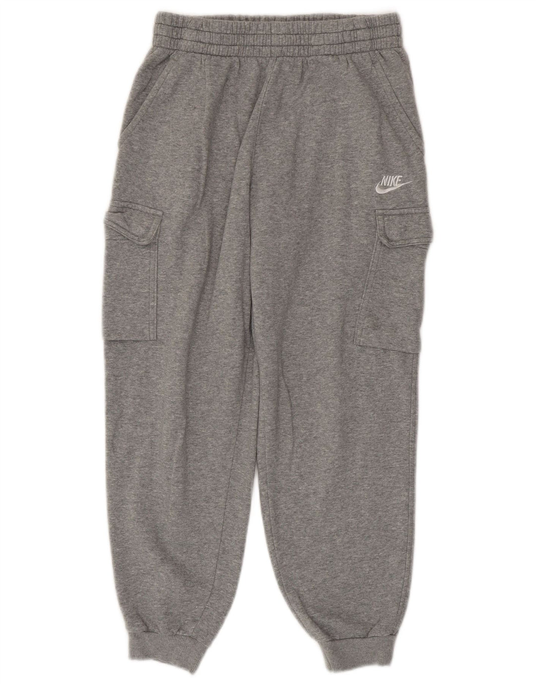 NIKE Boys Cargo Tracksuit Trousers Joggers 13-14 Years XL Grey Cotton