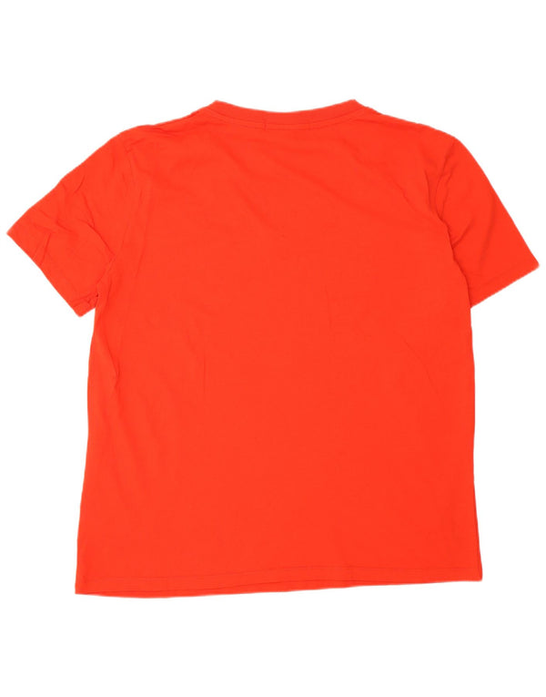 CALVIN KLEIN JEANS Mens T-Shirt Top XL Red Cotton