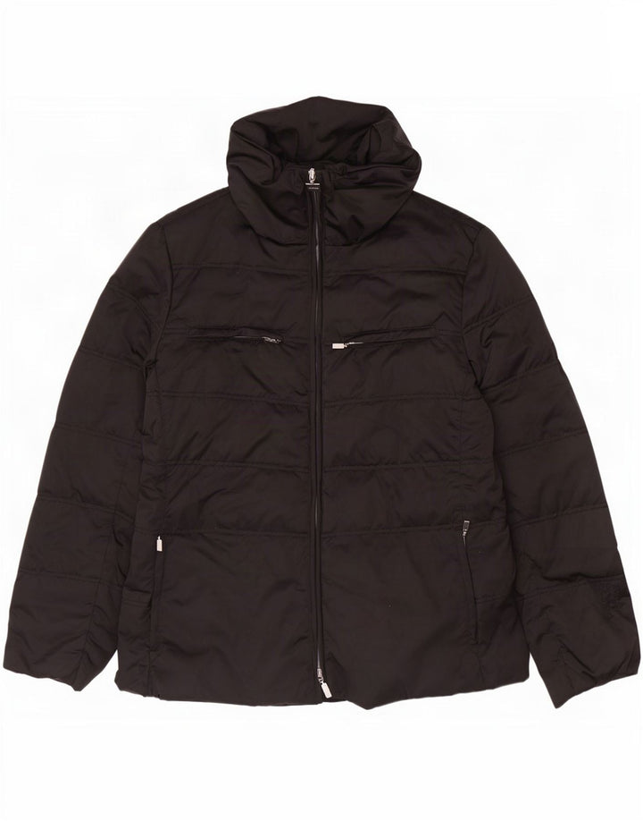 Allegri Womens Padded Jacket IT 46 Large Black Polyester