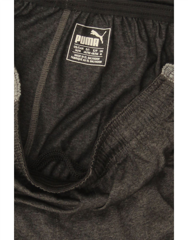 PUMA Mens Sport Shorts Medium  Grey Colourblock