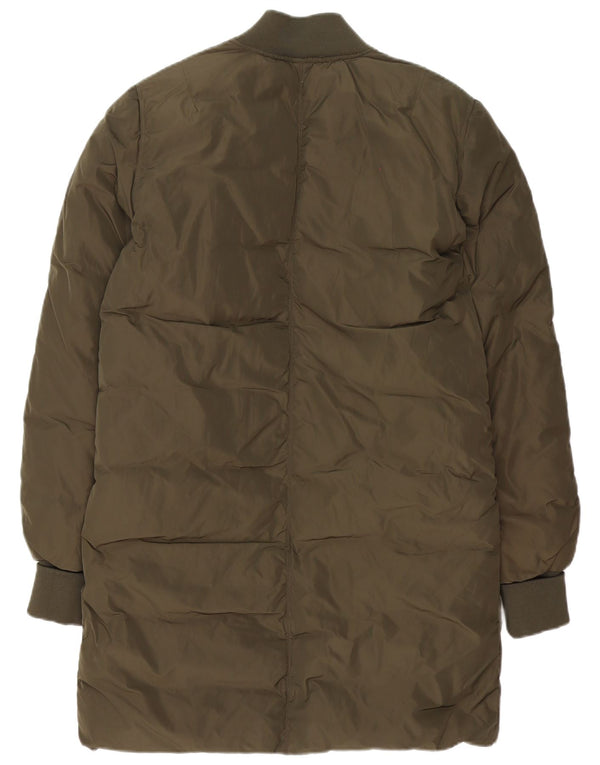 Scotch & Soda Womens Padded Coat UK 38 Medium Green