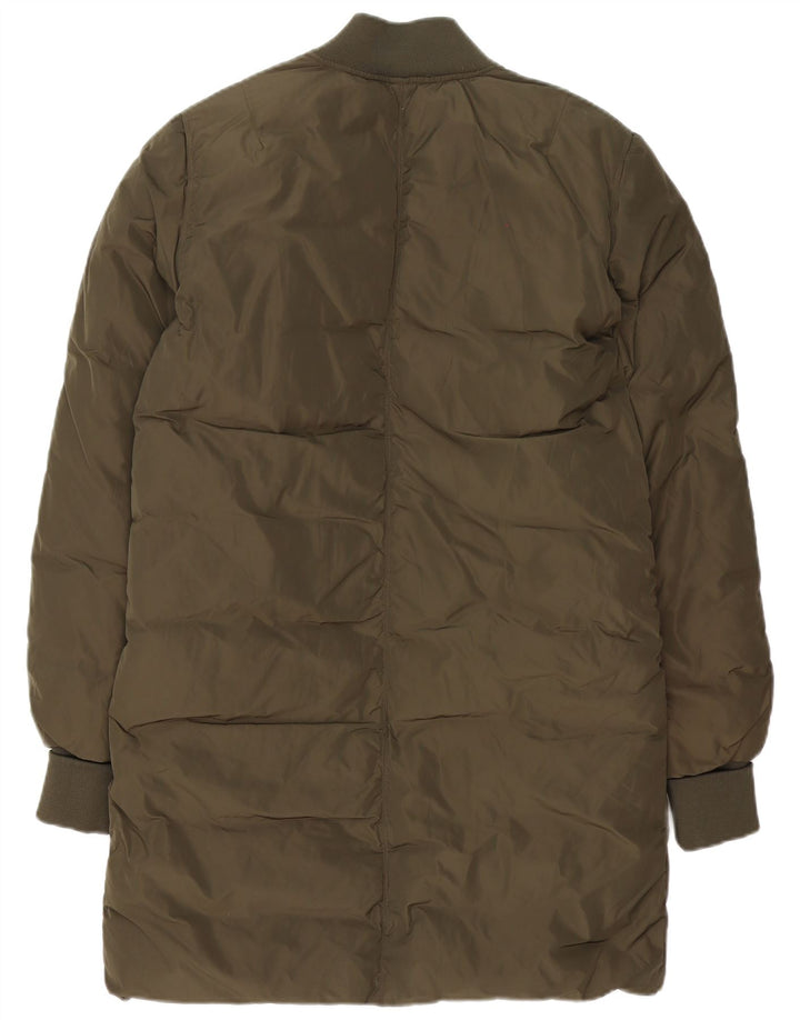 Scotch & Soda Womens Padded Coat UK 38 Medium Green